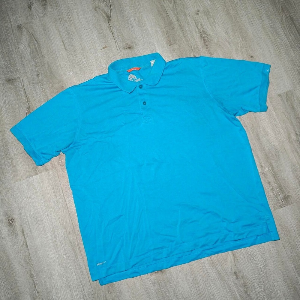 Nike ACG blue polo shirt size XL